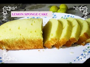 Lemon sponge cake Recipe/How to make Lemon cake