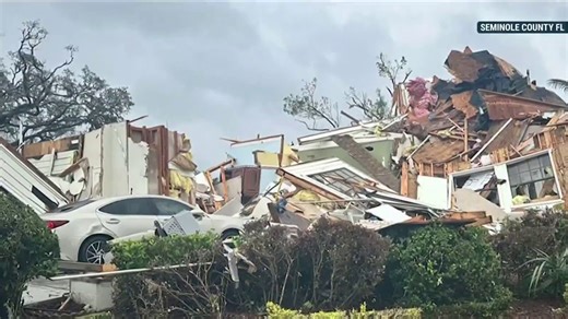 Tornado hits Orlando area with winds over 100 mph