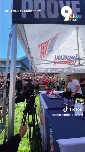 Conservative political activist Charlie Kirk shot during Utah event