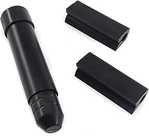 Transom Rubber Support and Motor Lock for Boat Outboards and Stern Drives with 3 Rams Trim and Tilt Black