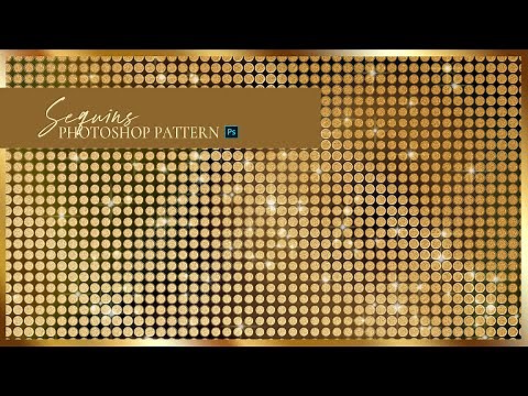 Gold Background Sequin Glitter Photoshop Pattern