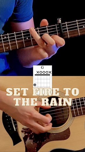 Thibault on Instagram: "Set Fire to the Rain - Adele - #guitar #guitarist #guitare #tutorial #howtoplayguitar #guitarra #violao #fingerpicking #fypシ #music #chords"