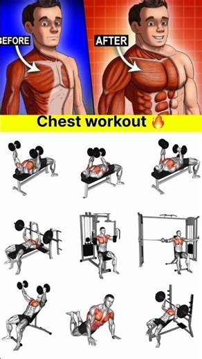 Best chest muscles workout 💥 Save Try this video 📸 #motivation #viral #workoutcomplete #chestpress