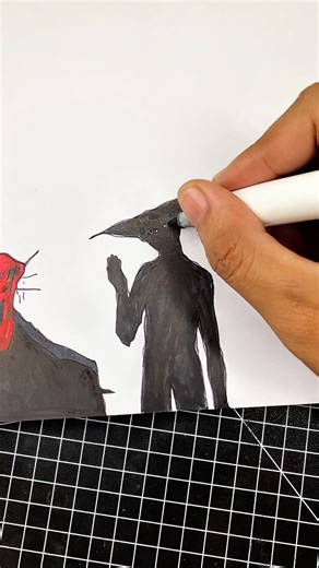 Drawing Horror Characters Boisvert 💀 #horror #creepy #holloween #drawing