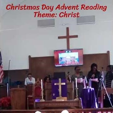 December 21, 2025 Sunday Service Advent Candle Lighting