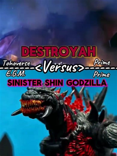 Destroyah Vs. Sinister Shin Godzilla