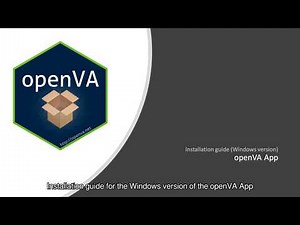 Installation guide for the Windows version of the openVA App