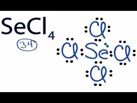 SeCl4 Lewis Structure: How to Draw the Lewis Structure for SeCl4