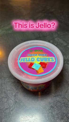 These freeze dried Jello cubes by G-BOX are crunchy, sweet, and seriously addictive 🤯 One bite and you’re hooked! #Newyearnewme #Jellocubes #Candy #Sweettreat #Freezedried freeze dried candy, jello cubes, crunchy candy, viral snacks, trending treats, sweet snacks, candy lovers, unique candy, snack review, satisfying snacks, food trends, tiktok snacks, candy haul, weird but good, snack cravings, dessert snacks, GBOX candy, freeze dried treats, crunchy sweets, addictive snacks