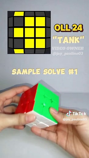 OLL 24 - Rubik's Cube Tutorial Using CFOP Method