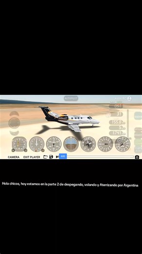 Hoy toco volar desde san Juan a La Rioja si quieren jugar a Geo Fs en una Aerolínea busquen FlyBe Argentina (únanse a su discord donde están todas las especificaciones) Bye, nos vemos mañana volando hacia Mendoza #aviones #geofs #aviacion #parati #fyp