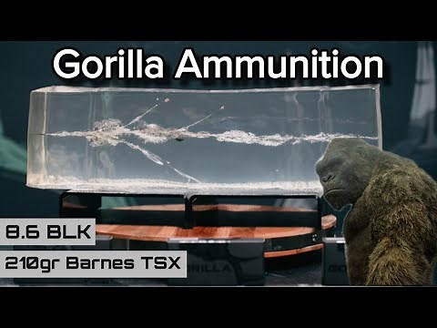 Gorilla Ammunition 8.6 BLK 210gr Barnes TSX