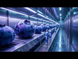 Inside the Modern Blueberry Factory: From Farm to Fresh Sweet (Full Process)