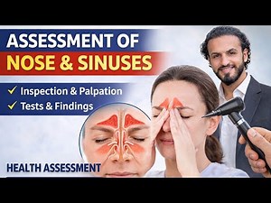 Assessment of Nose & Sinuses | Health Assessment Nursing | Physical Examination by Tutor