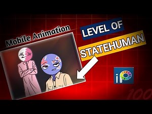 How to Make Animation Like State Human With ibisPaintX as A BEGINNER (On Mobile)Full Step by step