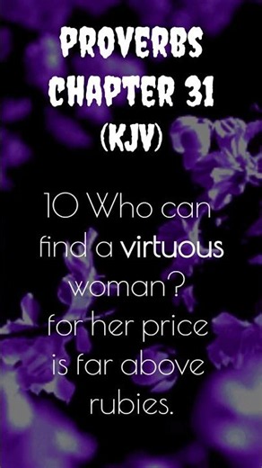 VIRTUOUS WOMAN!!!