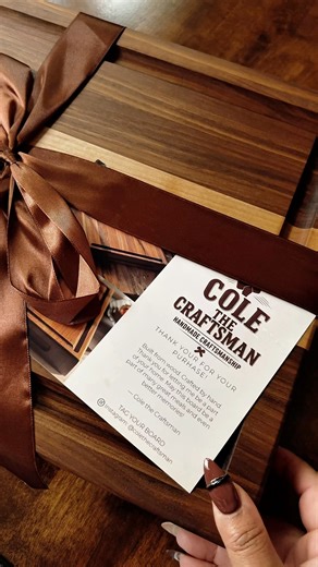 I’m in love with this custom cutting board I was gifted by https://theboardandgrain.com!! The quality is amazing! I can tell it will last for years with the proper care! 🤎 #coopcancook #theboardandgrain #kitchenware | Coop Can Cook