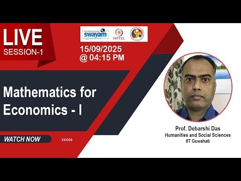 Mathematics for Economics - I
