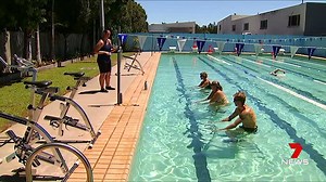 For people who don't enjoy going to the gym, the solution could be underwater cycling. www.7News.com.au #7News | 7NEWS Sunshine Coast