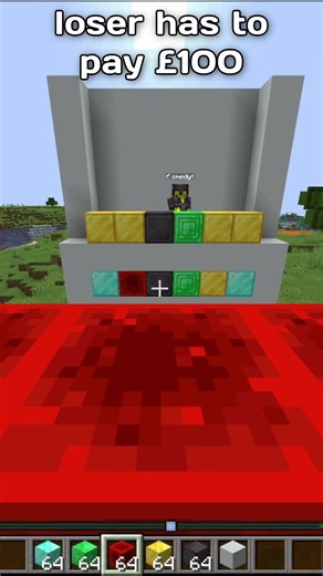 Minecraft BLOCKDLE #minecraft #funny #shorts #pvp