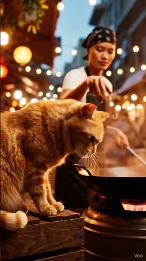 Funny Fat Orange Cat Cooking Spaghetti 😹 | Cute Cat Chef 3D Animation #cartoon #funny #cat #catchef