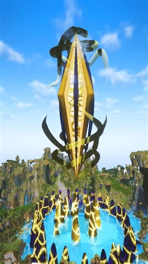 DiaMond on Instagram: "EASY Minecraft Lightning God Build Timelapse 🤯#minecraft"