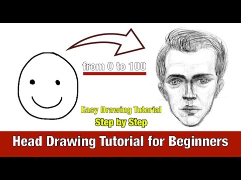 Head Drawing Tutorial for Beginners - Easy Drawing Tutorial Step By Step
