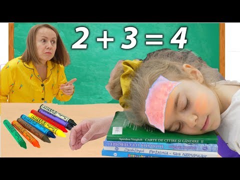 Bogdan takes care of his little sister Anabella when she is sick | Videos for kids