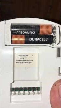 How to replace the batteries in a Honeywell thermostat: easy, simple, and quick #memes #fyp #snow