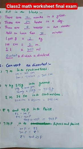 #mathworksheet for class2 #class2 math worksheet for final exam #worksheet for kids
