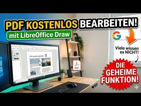 PDF kostenlos bearbeiten mit LibreOffice – einfacher als du denkst