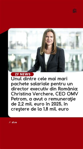 Unul dintre cele mai mari pachete salariale pentru un director executiv din România