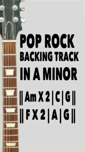 Pop Rock Am Backing Track Chorus #guitar #backingtrack #music #shorts