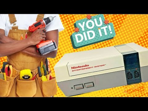Perfect way to take apart NES console (Simple Steps)