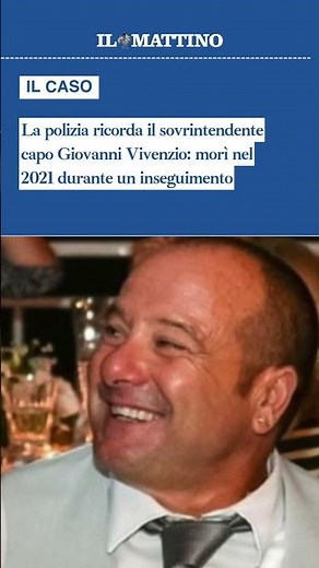 La polizia ricorda il sovrintendente capo Giovanni Vivenzio: morì nel 2021 durante un inseguimento