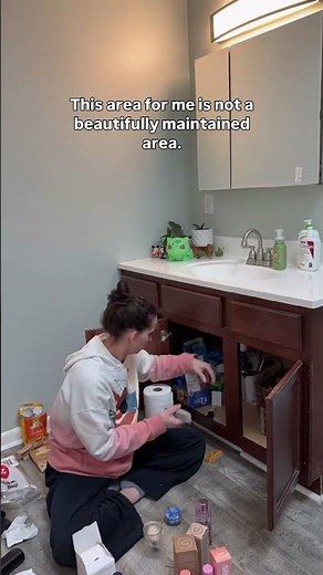 How to quickly clean and declutter under your bathroom sink