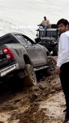 Toyota Hilux Revo Stuck in Deep Mud 😱 | Real Offroad Test Gone Wrong!
