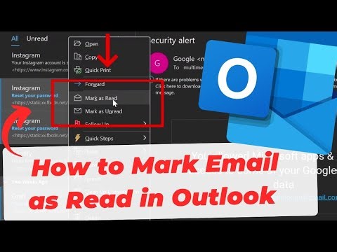 How to Mark Email as Read in Outlook (Bulk Action)