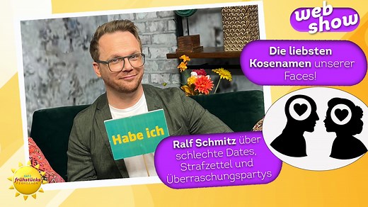 Schatz, Spatz oder Mausi - Was sind eure liebsten Kosenamen für eure Partner?❤️ Wir haben diese Frage auch mal unsere Faces gestellt!☀️ UND: Ralf Schmitz spricht offen und ehrlich über schlechte Dates, Strafzettel und süße Überraschungen! 🚗 Außerdem: Ein Pilz, der Frauen zum Höhepunkt bringt? Wir klären euch auf! ↗️ #ffswebshow #clip #ffs #ralfschmitz #kosenamen | SAT.1 Frühstücksfernsehen