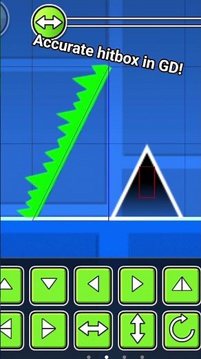 how to make an accurate hitbox #geometrydash #gd