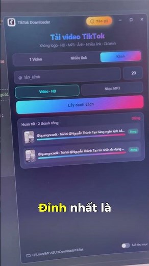 Công cụ tải TikTok siêu nhanh mình vừa làm #tiktoktool #hack