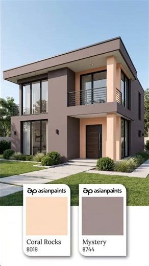 top 5 exterior colour combination from Asian paint with colour code