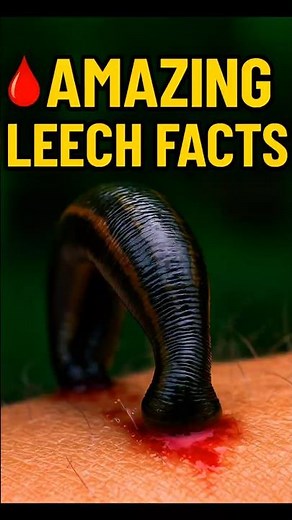 Amazing Leech Facts 🩸 | Nature’s Most Surprising Parasite #shorts