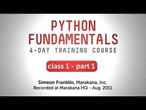 Python Training - Getting Started with Python
