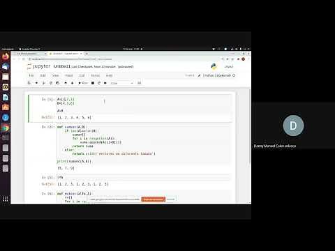 álgebra lineal y python - 1: suma, producto por un escalar, producto punto entre vectores