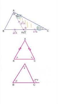 22.5-67.5-90 triangle #Mathematics #Geometry #MathTutorial #LearnMath #geometry #music