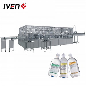 [Hot Item] Iven Bfs Blow Fill Seal Processsolution Production Line Infusion PP Bottle Filling and Sealing Machine