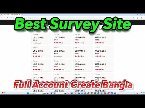 GrabPoints Account Create Bangla | Best Survey Site account create 2026
