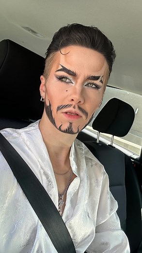 Regardless… wanna ride? 😘🏎️ #dragking #vancouverdrag #dragkingsofinstagram #dragkingmakeup | AndrogynAss Drag King