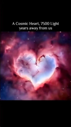 The universe has a heart❤️ Heart Nebula🌌 #universe #nebula #cosmos